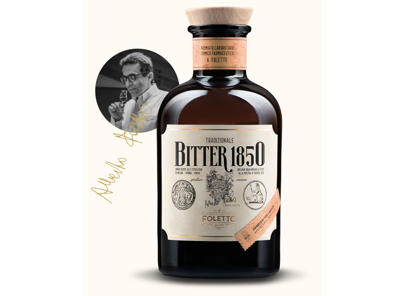 Amaro Bitter 1850 Foletto Heritage da 50 cl