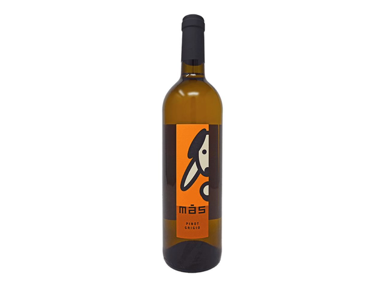 Bottiglia di MAS Pinot Grigio Isonzo DOC di Massimo Bergomas